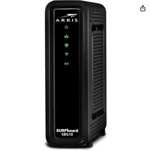 ARRIS SBG10-Cable Modem Router Combo-Fast DOCSIS 3.0 16 x 4 Gigabit & AC16 EUC